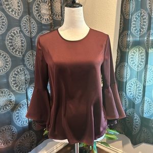 Ann Taylor Factory Flare Sleeve Top Size SP